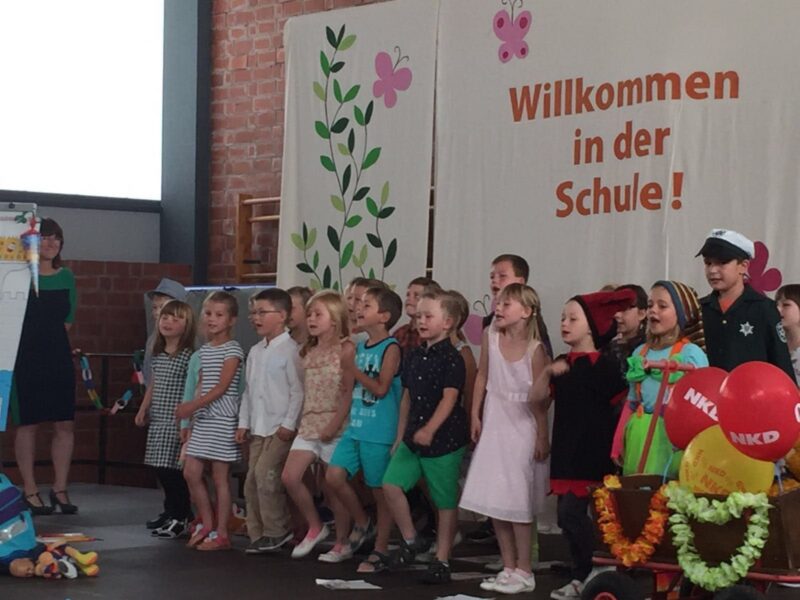 Erstklässler bei der Einschulung